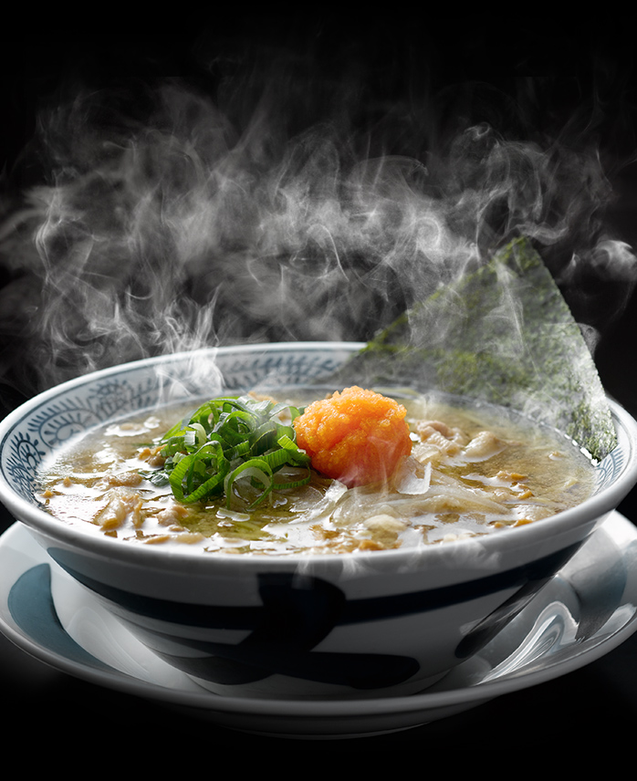 完成した肉そばの写真